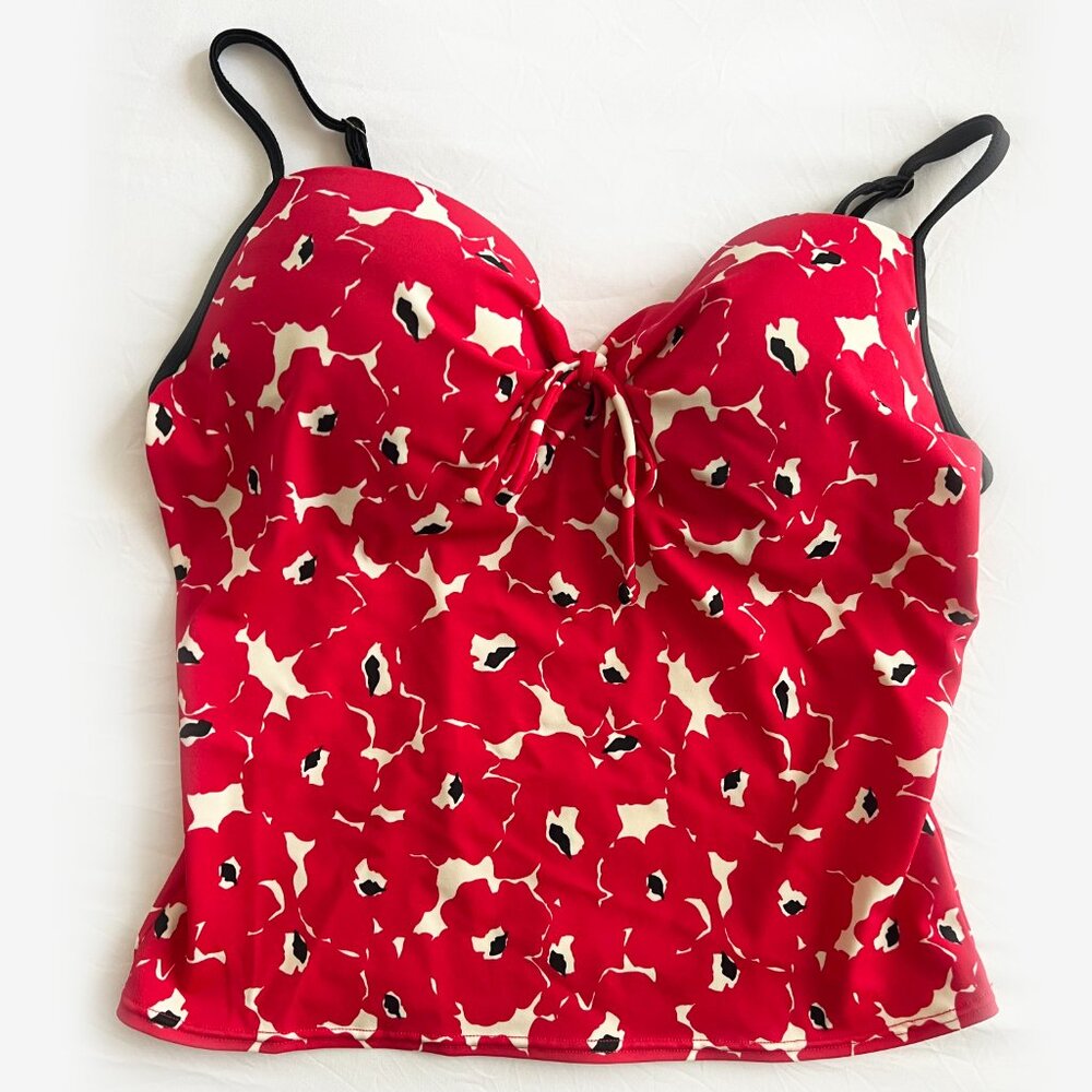 Victoria's Secret Push-Up Red Tankini 36C